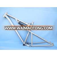 The most professional of Gr9 titanium 650B/26er/29er full suspension fat bike frame